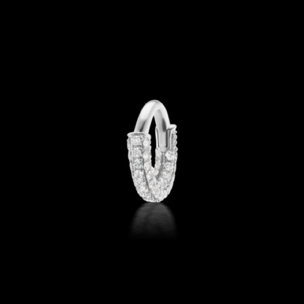 Maria Tash 5mm Diamond Five Row Pavé Ring